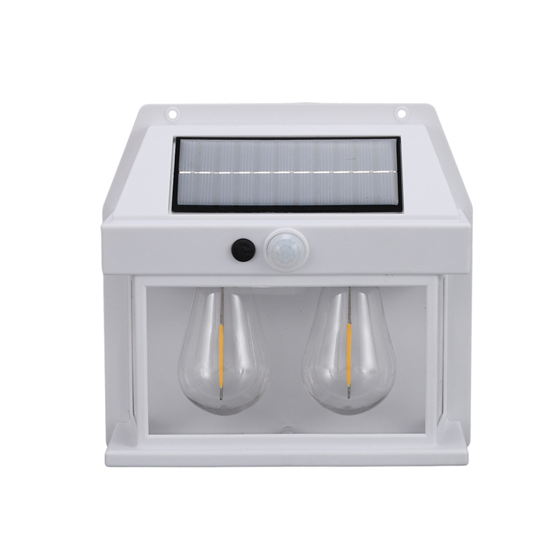 The new smart solar-powered charging wall lamp, outdoor garden lamp and sensor tungsten filament lamp can only control the garden lamp details Picture