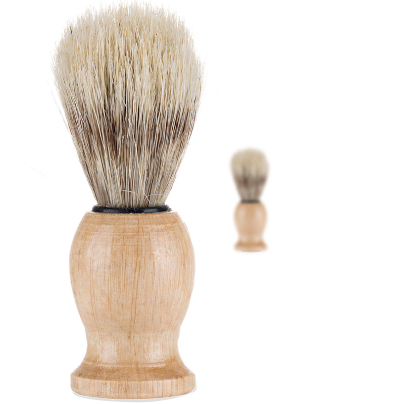 Wholesale facial cleansing, shaving brushes, makeup brushes, pig's sideburns, beard foam brushes, men's facial cleansing brushes, and beauty tools Application Scenario