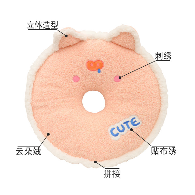 Cartoon cute animal seat cushion, Kangle House PP cotton seat cushion, warm cotton-filled chair cushion, butt cushion, custom-made details Picture