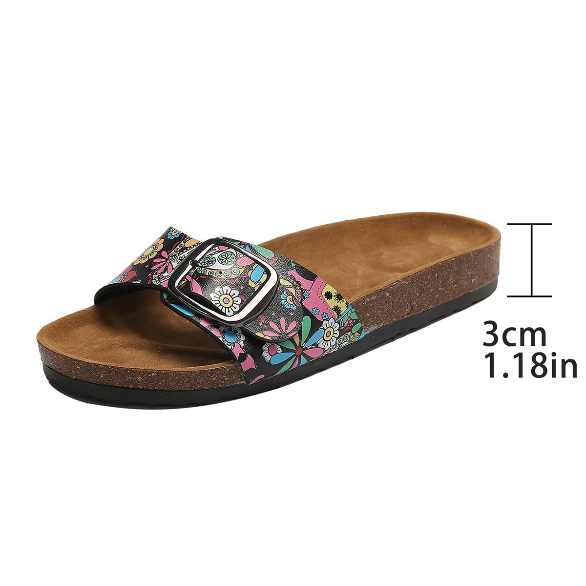 Cross-border Ken shoes for men and women 2025 Spring/Summer New style water pine flat Boken shoes for lazy people to wear outside with a one-shoulder buckle Item Picture