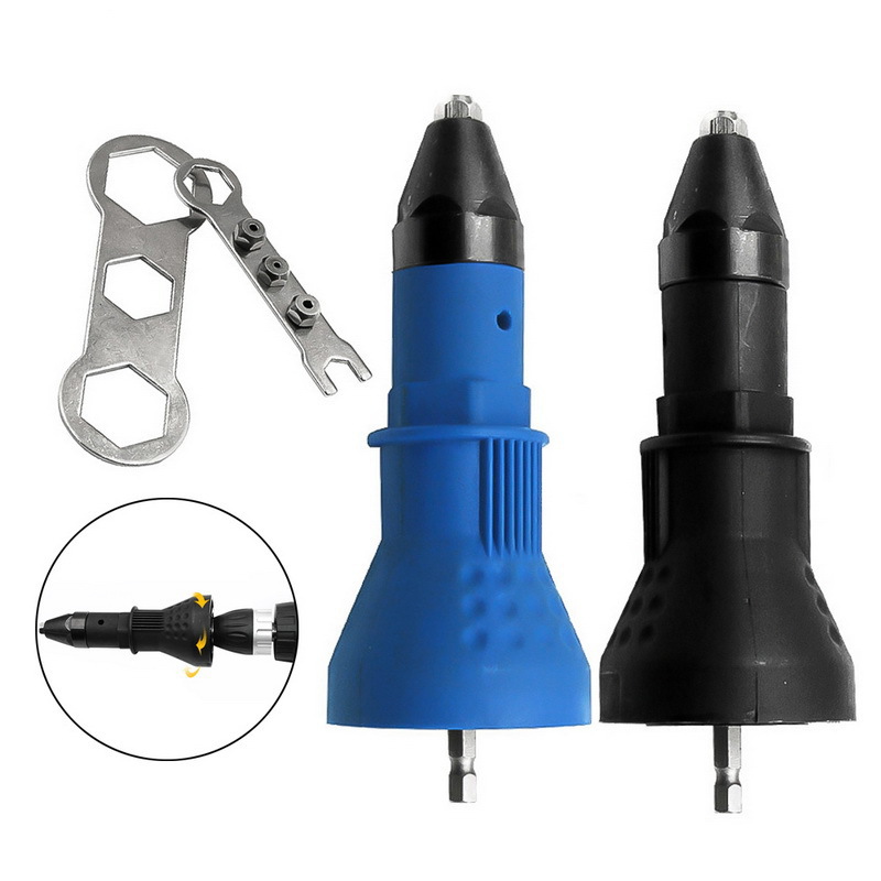 Electric riveting gun, adapter nut gun, riveting blind rivets, electric drill, electric upgrade riveting gun, riveting gun details Picture