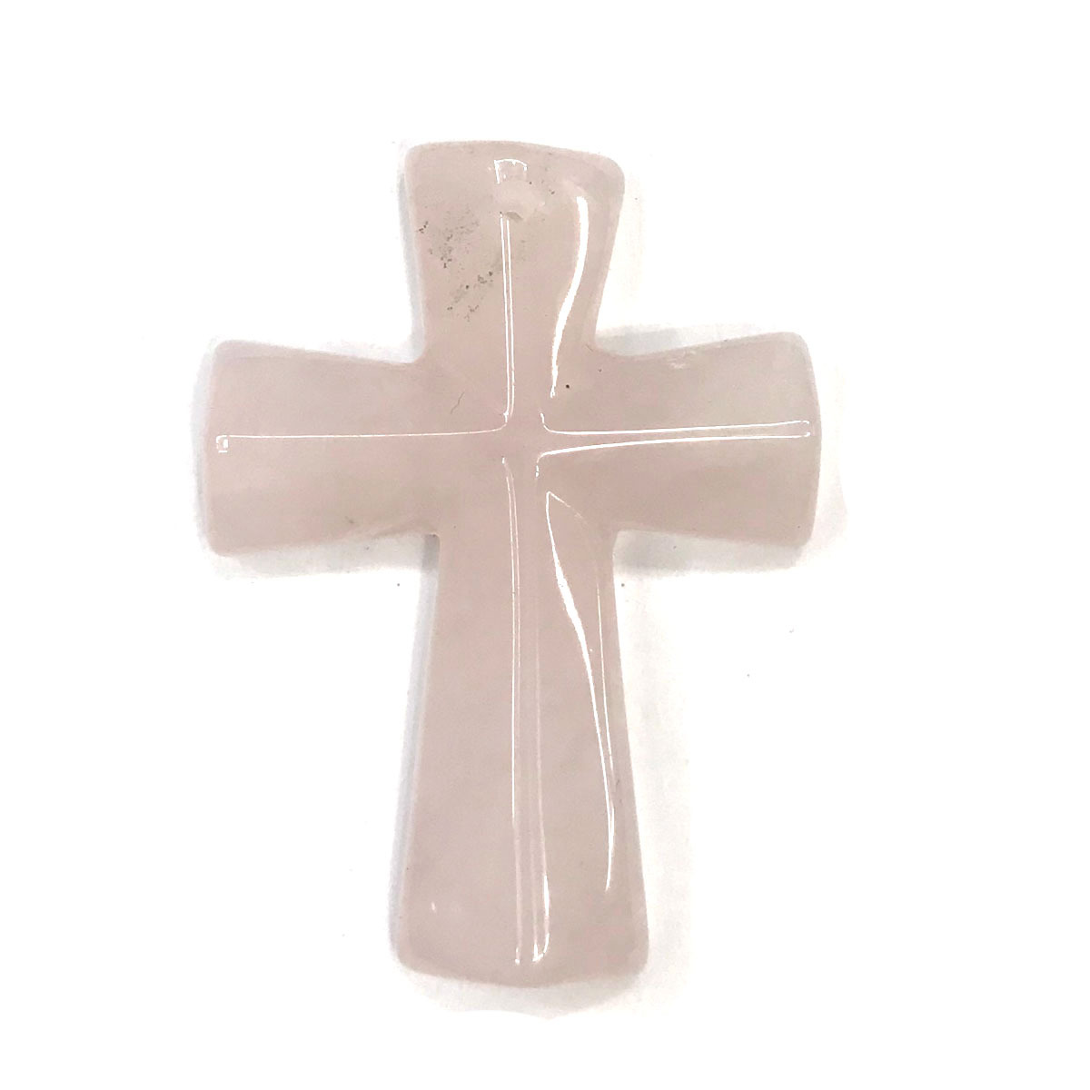 【 Small Wholesale 】 Natural Stone Semi-precious stone Pendant, cross-shaped semi-precious stone pendant -33x45mm Item Picture