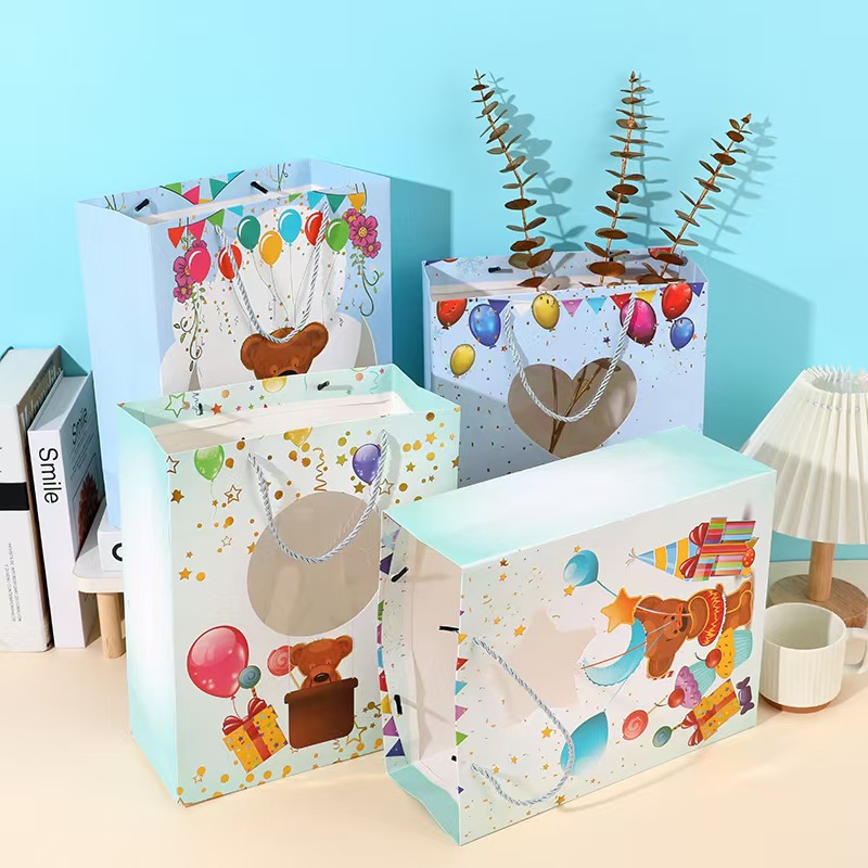 透明时尚高级感鲜花礼品包装袋朋友聚会生日派对送礼有档次颜值高