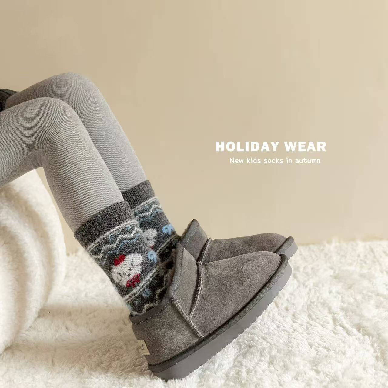 儿童丝袜/儿童连裤袜/袜子儿童/无骨袜男童冬季/舞蹈袜细节图