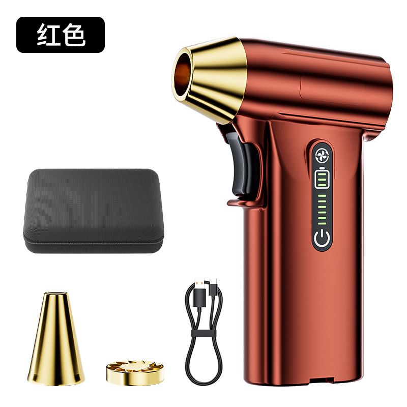 Cross-border portable dust blower, handheld wireless dust blower, home dual-purpose keyboard case, high-power dust blower factory full figure