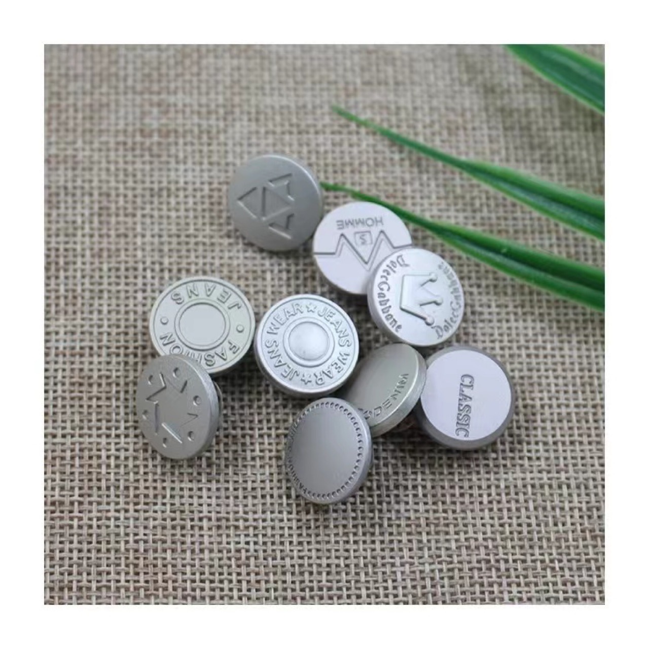 包布纽扣/亚克力钮扣/纽扣/盘扣/子母扣白底实物图