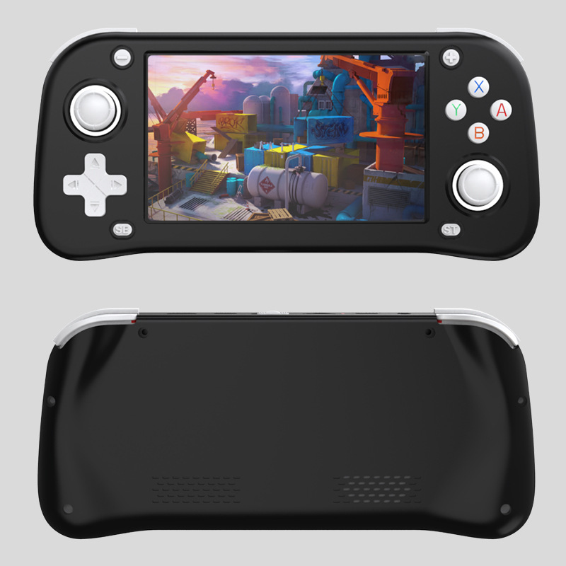 The 2025 new XF43 open-source handheld game console features a 4.3-inch high-definition large screen that can be connected to a TV and is a portable retro handheld device
