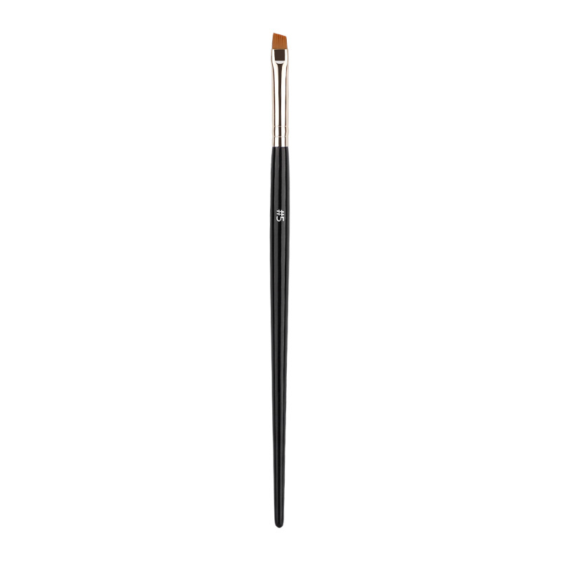 #5 Blade Eyeliner Brush, Flat Head Angled Eyebrow Cream brush, Eye Flat Broad Eyebrow Powder Concealer Makeup brush, Small Fiber brush Item Picture