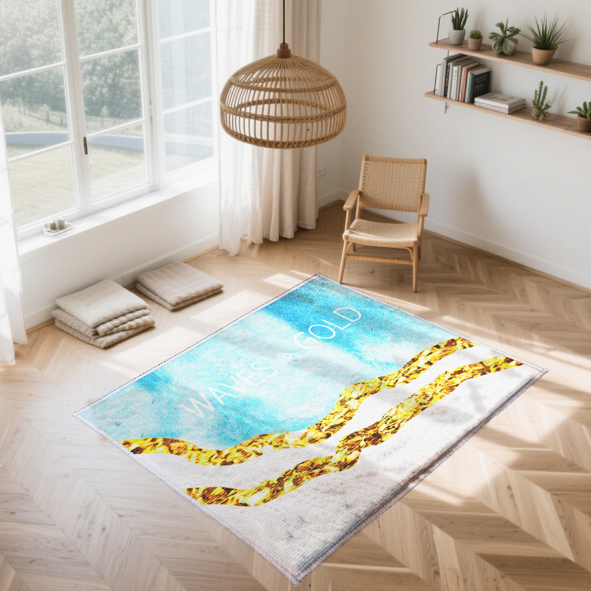 家用地毯实物图