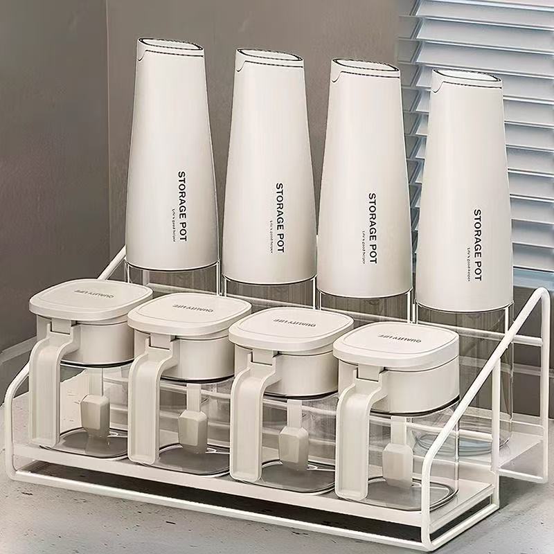 油壶调料罐组合套装自动开合油瓶厨房家用酱油醋控油防漏油调料瓶