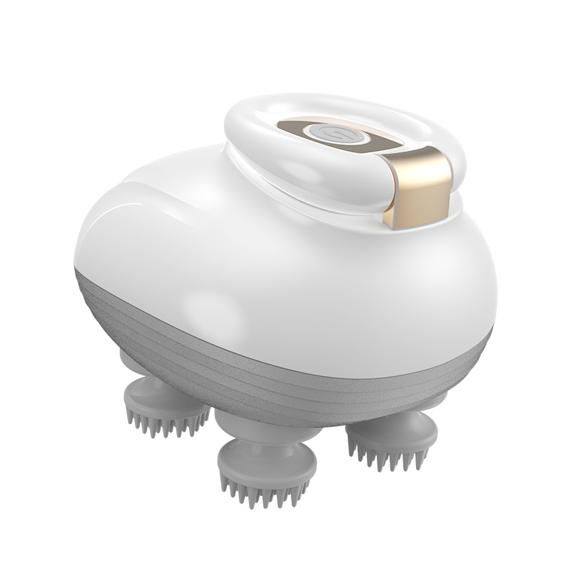 智能头部按摩仪头皮经络疏通宠物抓头揉脑袋迷你按摩器电动按摩仪