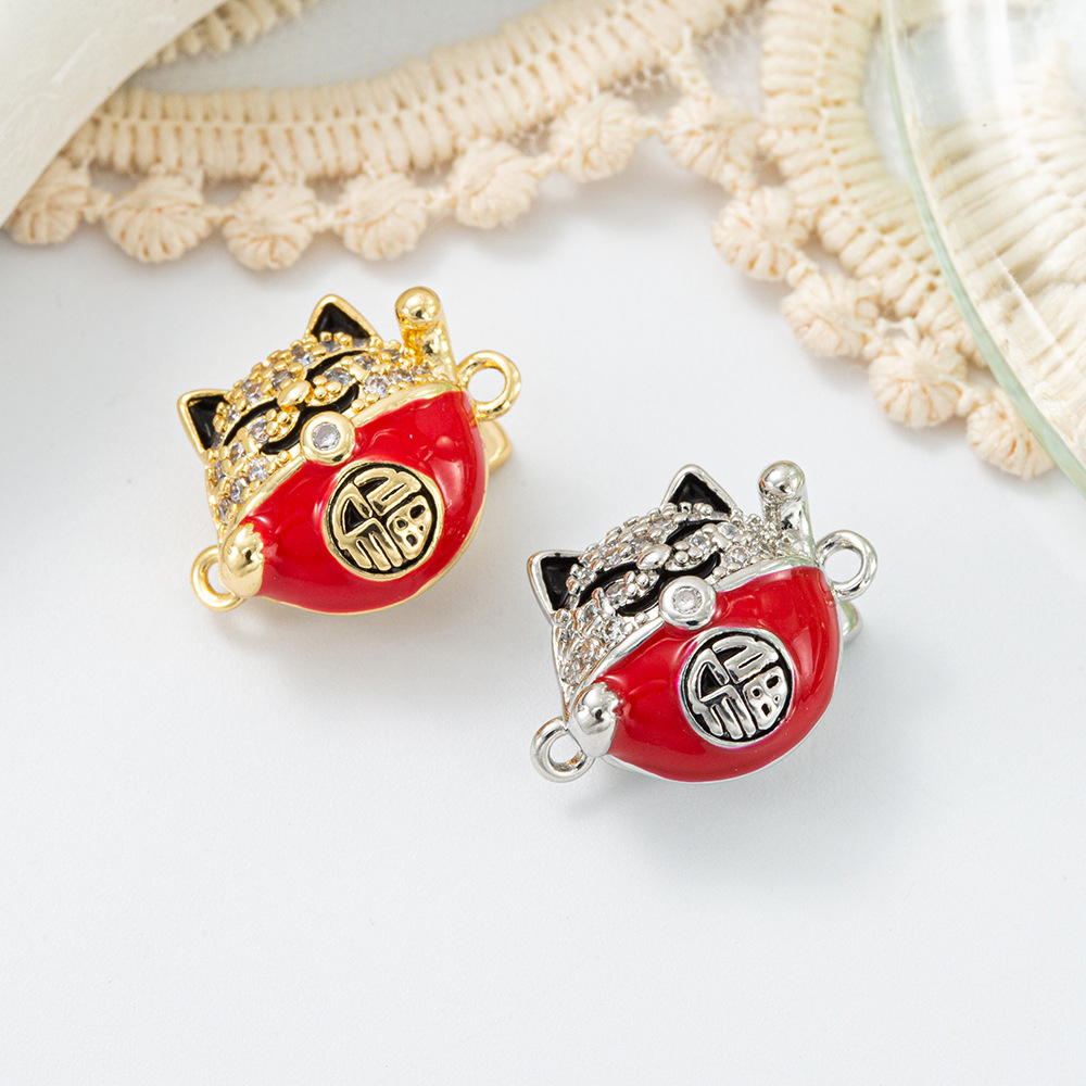 diy jewelry 18k copper-plated special-shaped ingot clasp, stick clasp, accessory clasp, special-shaped clasp, retro card clasp, special-shaped design Specification image