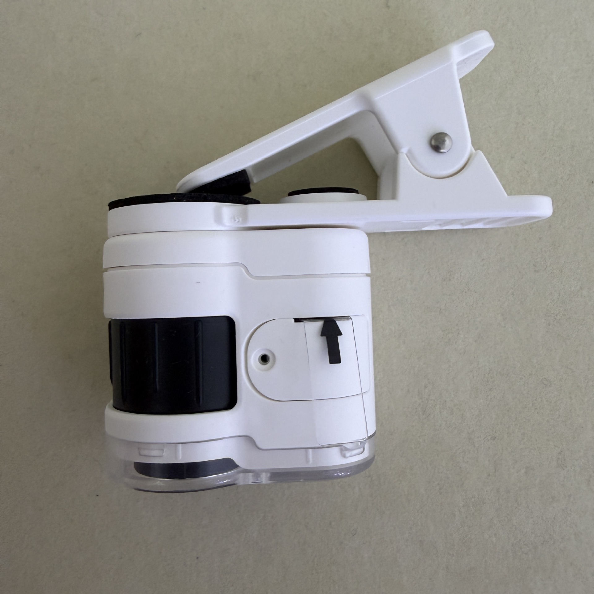 New 80x portable mini microscope with phone holder magnifying glass for jade calligraphy and painting appraisal, equipped with LED ultraviolet light Specification image