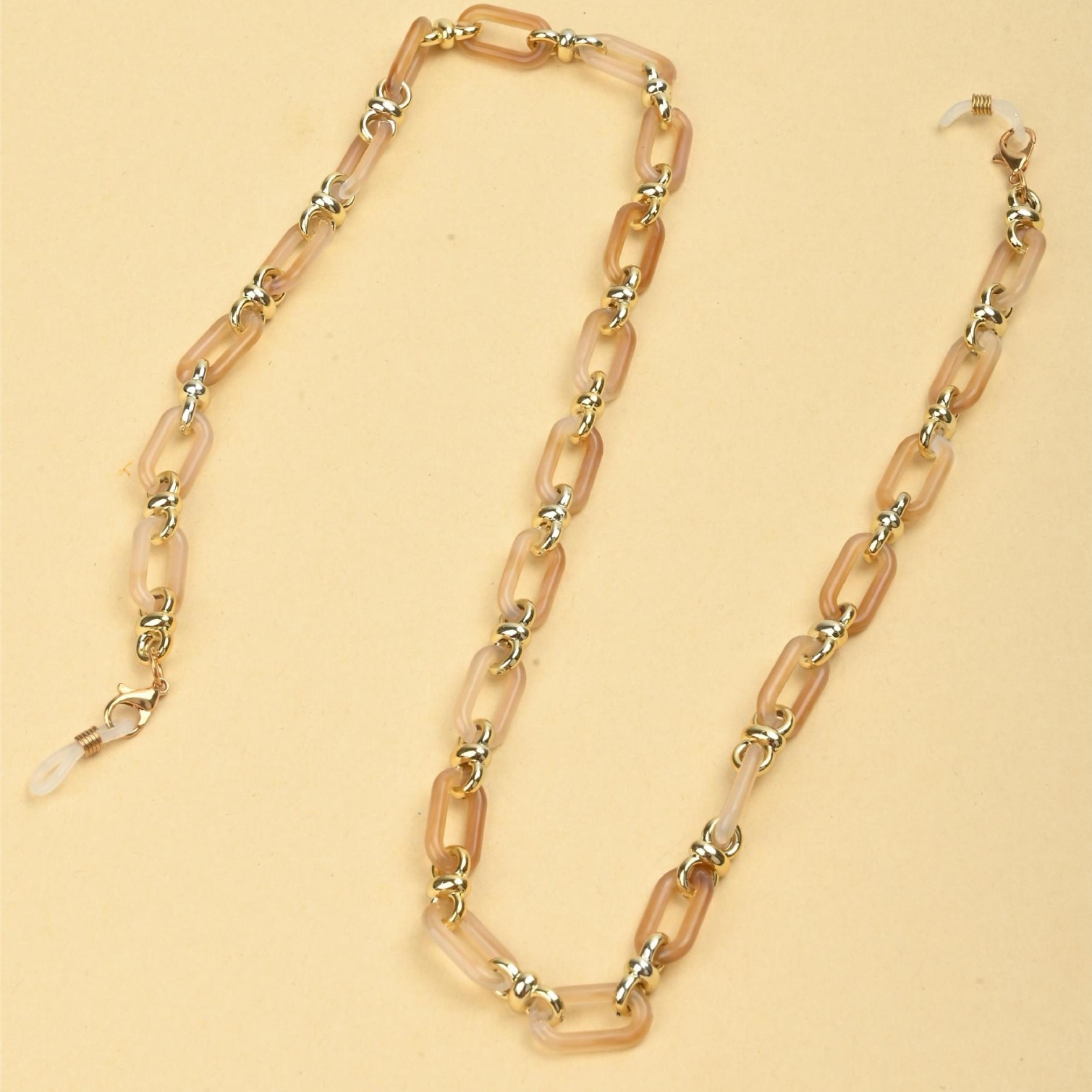 Wholesale of new acrylic eyeglass chains, extension chains, dual-purpose anti-loss necklaces, and acrylic eyeglass mask chains for foreign trade