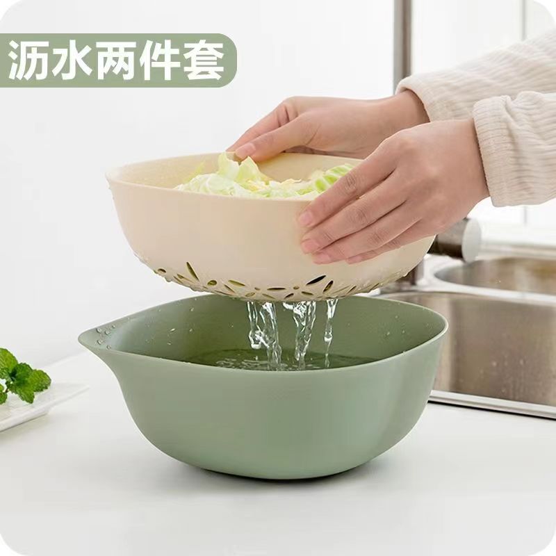 厨房沥水篮/密封罐/厨房滤网/沥水篮/碗架北欧产品图