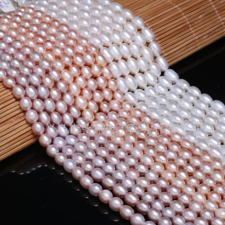 Natural freshwater pearl semi-finished product DIY jewelry bracelet necklace jewelry material AAA-grade pearl loose beads Natural freshwater pearl semi-finished product DIY jewelry bracelet necklace jewelry material AAA-grade pearl loose beads