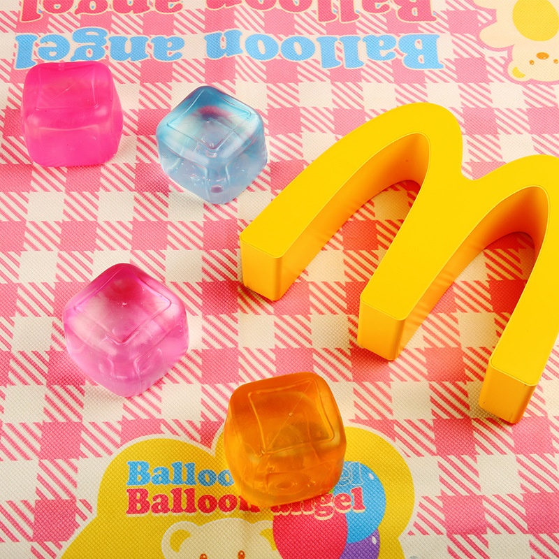 Hi Kushui Cube Kneading Fun Kneading Fun Stress-relieving toys Relieve stress and release Soft Rubber silicone rubber children's kneading details Picture