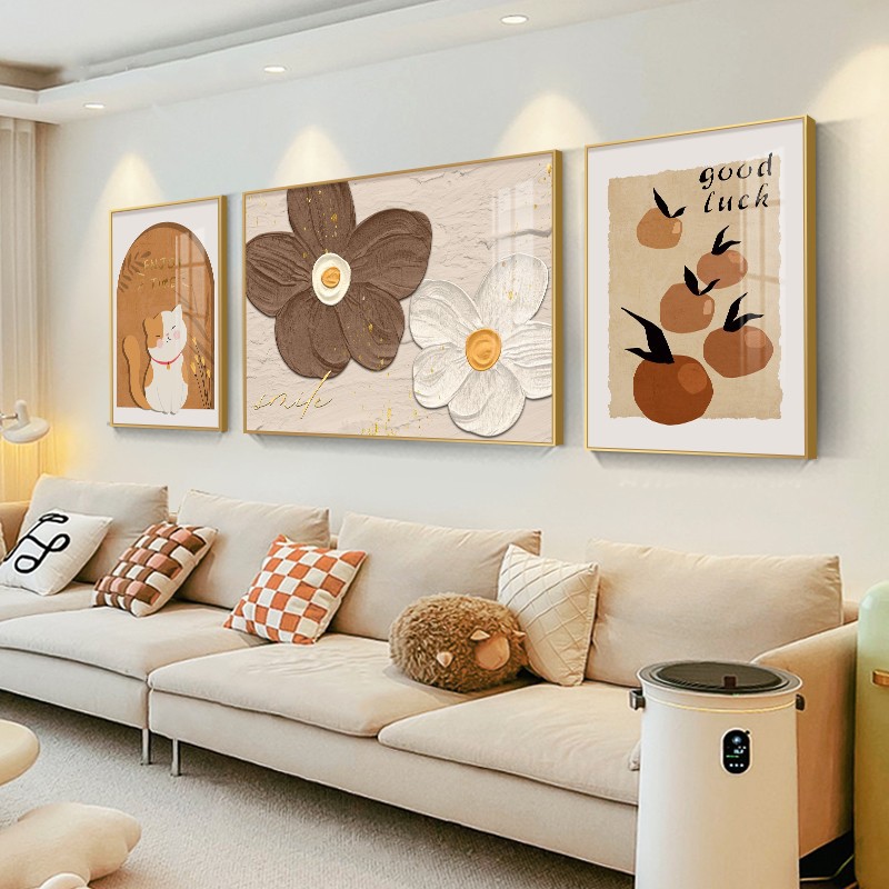 装饰画/装饰画客厅/客厅画欧式/卷轴/装饰画带框产品图