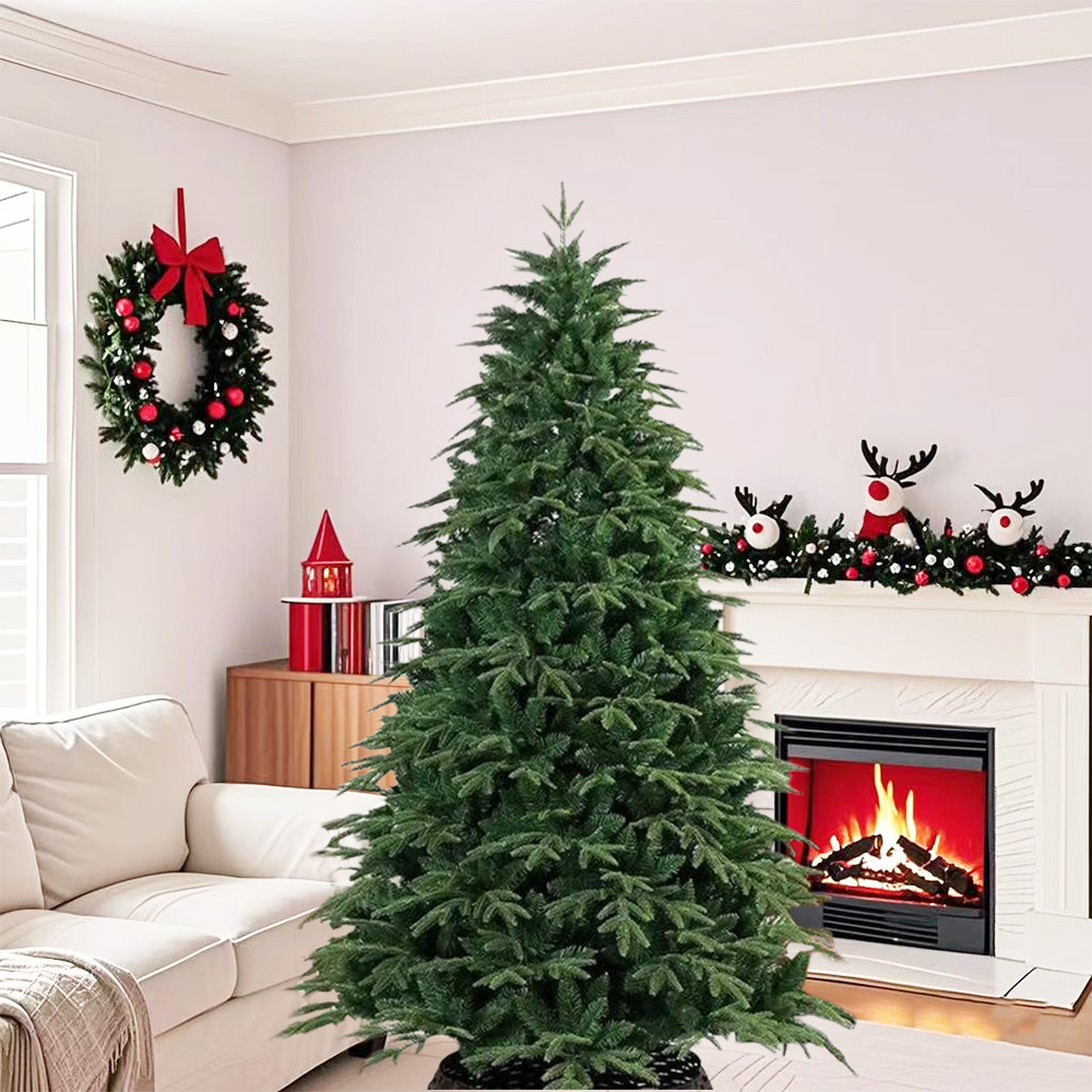 Amazon cross-border crypto Christmas tree PE mixed PVC artificial tree Christmas decoration wholesale in stock for the festival thumbnail