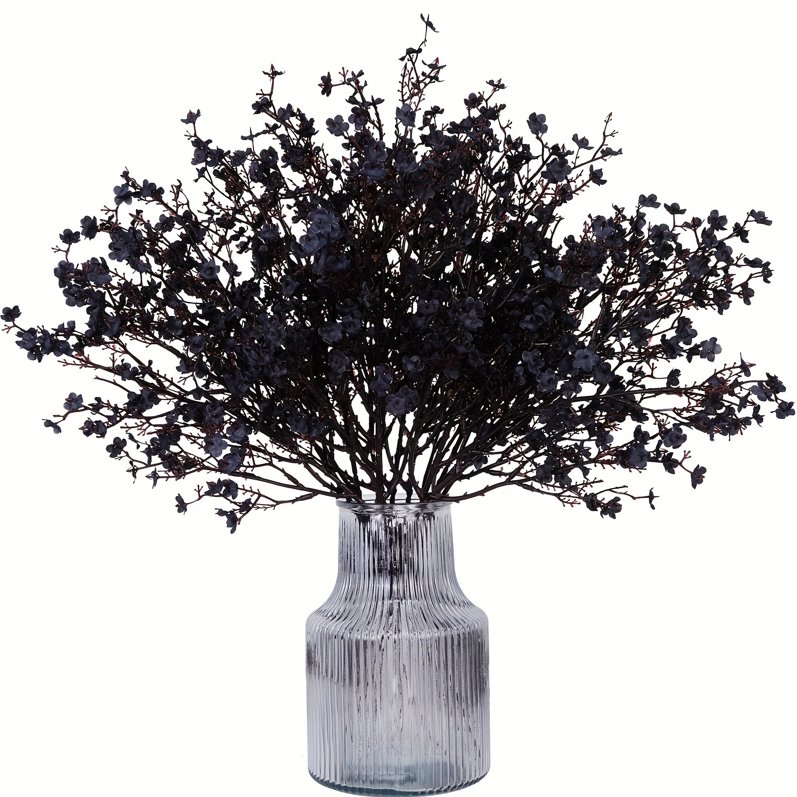 跨境爆款5叉满天星腊梅把束仿真花婚礼手捧花家居装饰布景插花详情图5