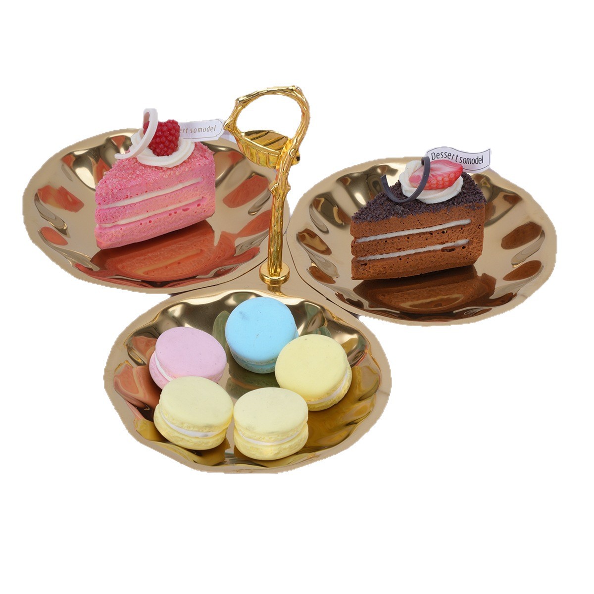 泰国榴莲糖/微缩食品摆件/瑞士卷萌粒白底实物图