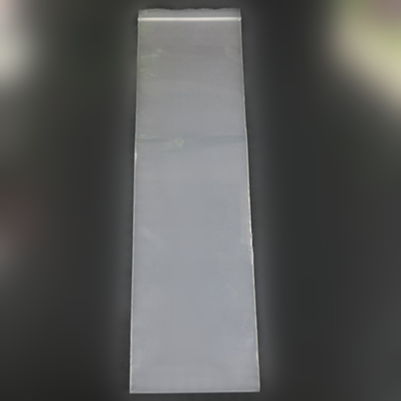 1045 slender self-sealing bag, transparent long sealing bag, square sealing bag, zipper bone molded tube, pe long plastic bag Specification image