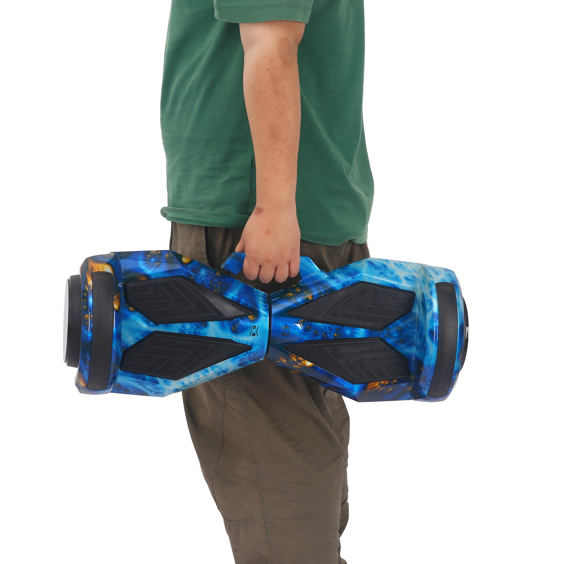 The new type of balance car for foreign trade features an ultra-long range. It is a two-wheeled electric self-balancing car for children with illuminated wheels and safety anti-shake features details Picture