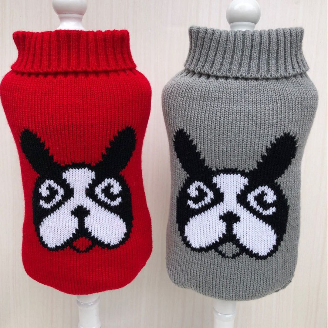 Double-layer warm pet sweaters, Teddy Chihuahuas, fashionable cat and dog clothes. Large quantities can be negotiated