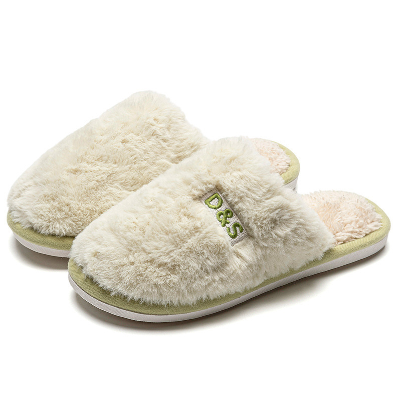 毛毛拖鞋实物图