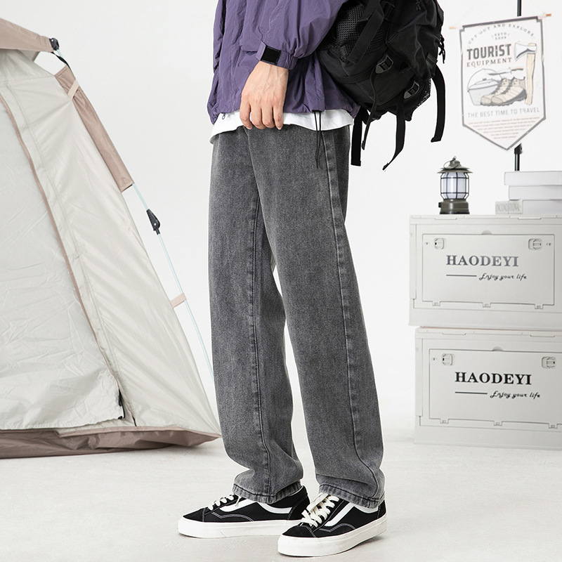 男士牛仔裤实物图