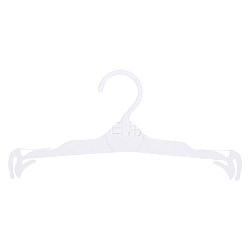 Transparent plastic folding clothes hangers, clothes racks, children's wooden clothes hangers, simple hanging clothes hangers, plastic clothes racks Item Picture