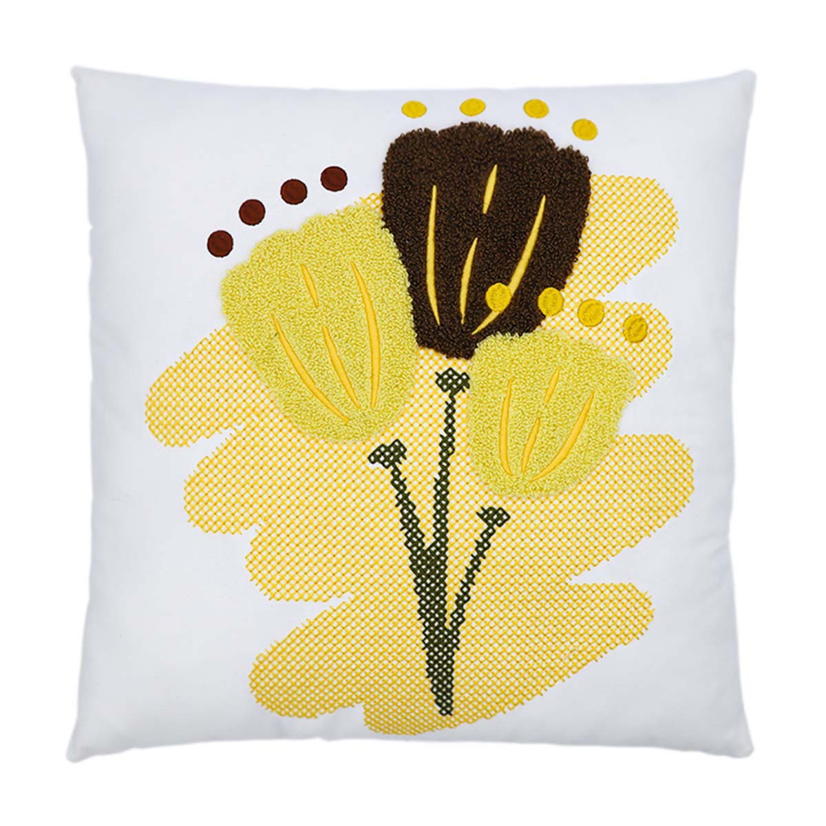 Ins-style towel embroidery throw pillows, car cushions, waist and bedside cushions, Nordic style simple and modern sofa throw pillows Item Picture