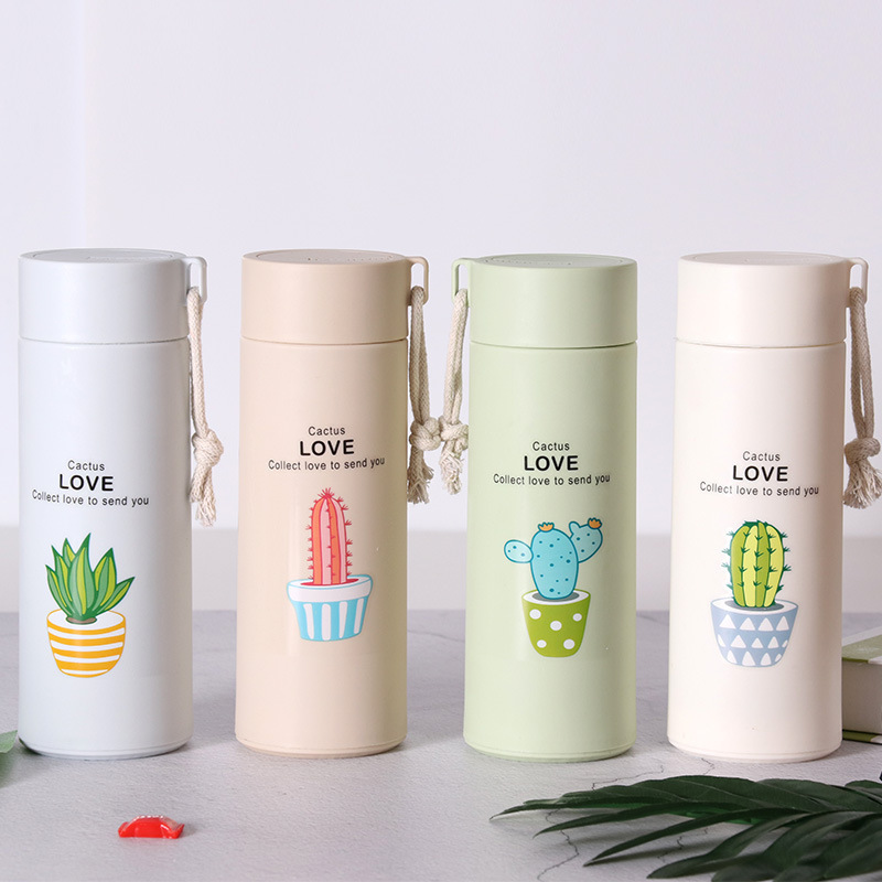 Succulent gift advertisement cup, creative water cup, popular glass, portable glass cup, silk-screened logo, Christmas details Picture