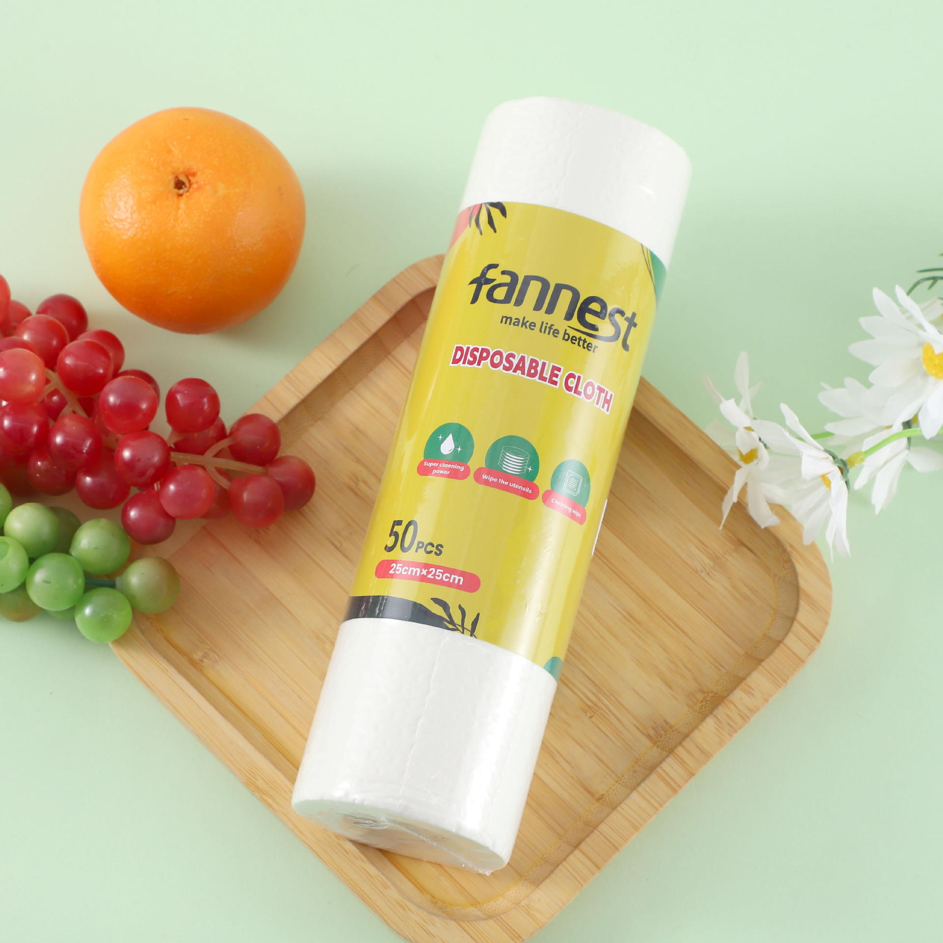 跨境一次性懒人抹布厨房家务清洁干湿两用强力吸水加厚去污洗碗布