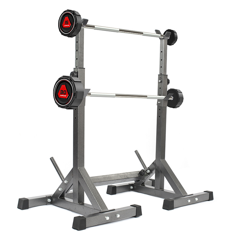 Barbell rack, squat rack, fitness equipment, home men's flying bird stool, bench press, weightlifting bed set, adjustable barbell Item Picture