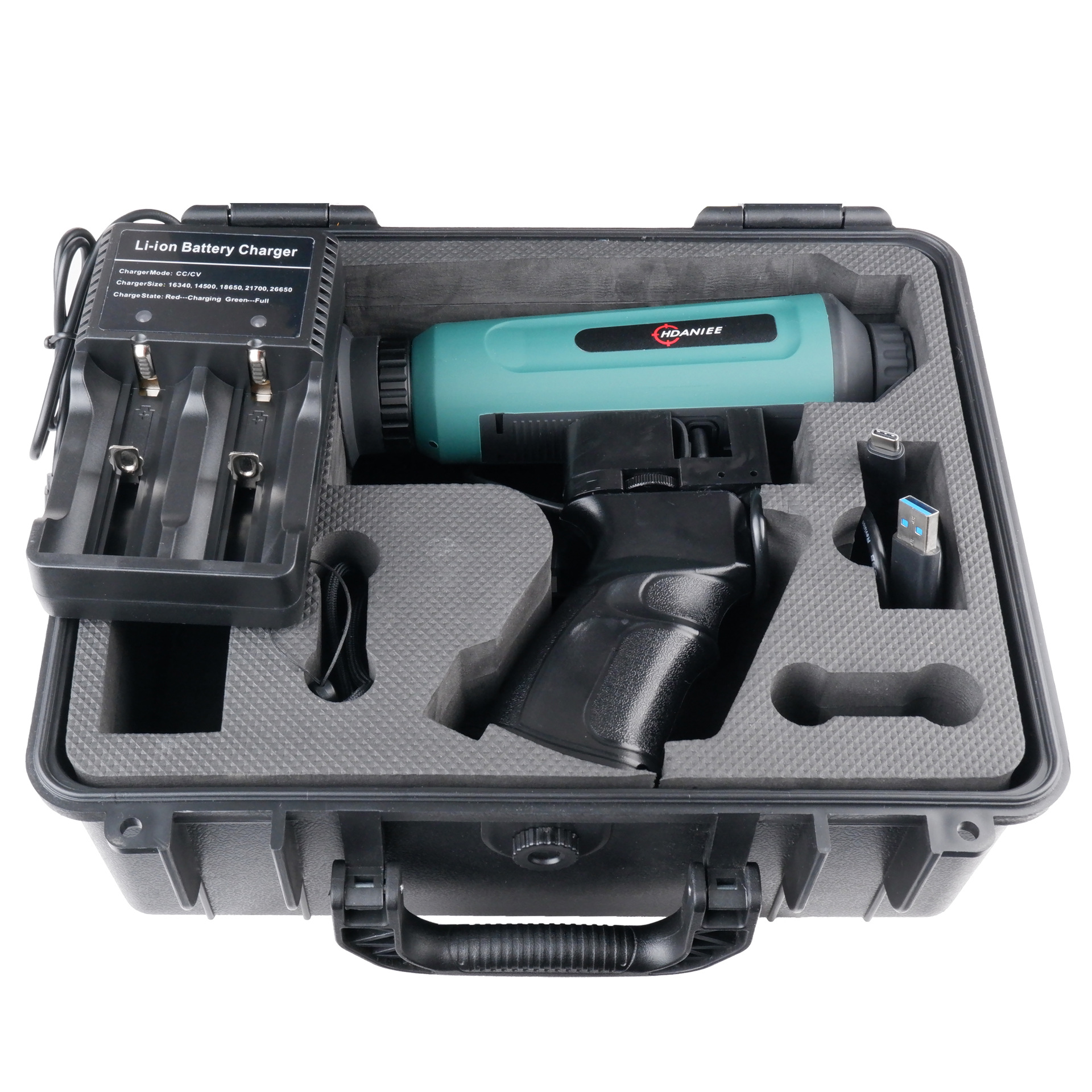 新款CE19夜视仪手持热成像仪带手柄防爆箱高清高倍户外救援望远镜详情图2