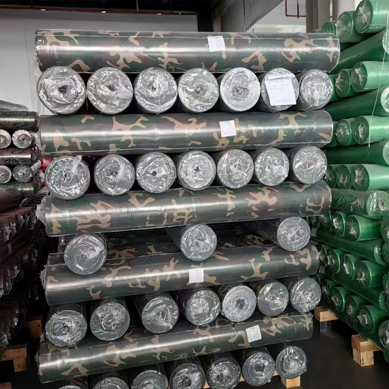 厂家现货210D牛津布固色涤纶涂层箱包里面料15*19印花细节图