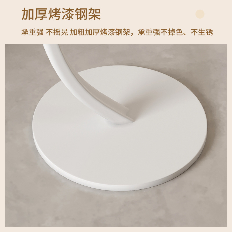 Italian light luxury sofa side table, simple household round creative small coffee table, movable living room, bedroom, bedside corner table Application Scenario