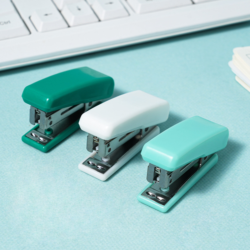 Little Panda Cartoon No. 10 Stapler, Scissors, tape set, stationery set, high appearance level children's gift for students details Picture