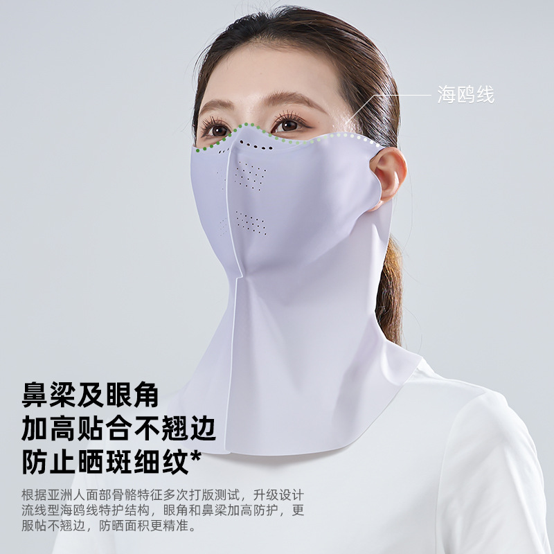 防晒面纱/防晒口罩/防晒面罩/小野和子防晒口罩/口罩防晒产品图