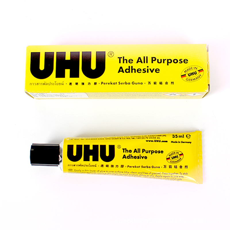 German imported UHU strong glue, handcrafted transparent wood all-purpose glue, model glass, shoe repair and adhesive details Picture