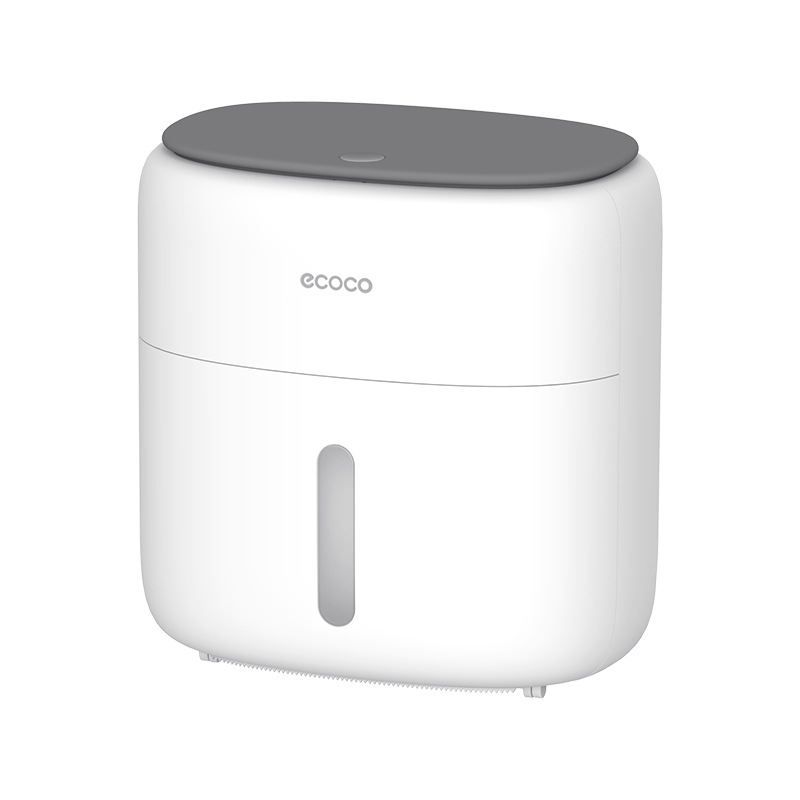 White smart tissue box with household roll toilet paper, toilet paper roll toilet paper Item Picture