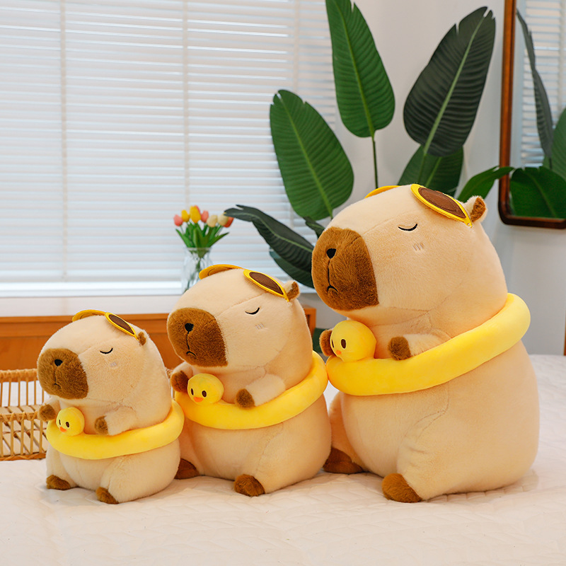 Summer Capibara plush toys, cute capybara plush pillows, children's birthday gifts Application Scenario