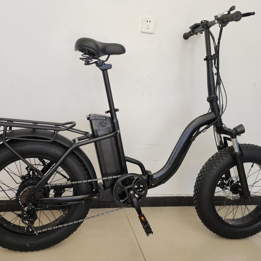 The new Ebike 20-inch folding lithium battery helps snow bikes with wide tires and a new long-range beach battery details Picture