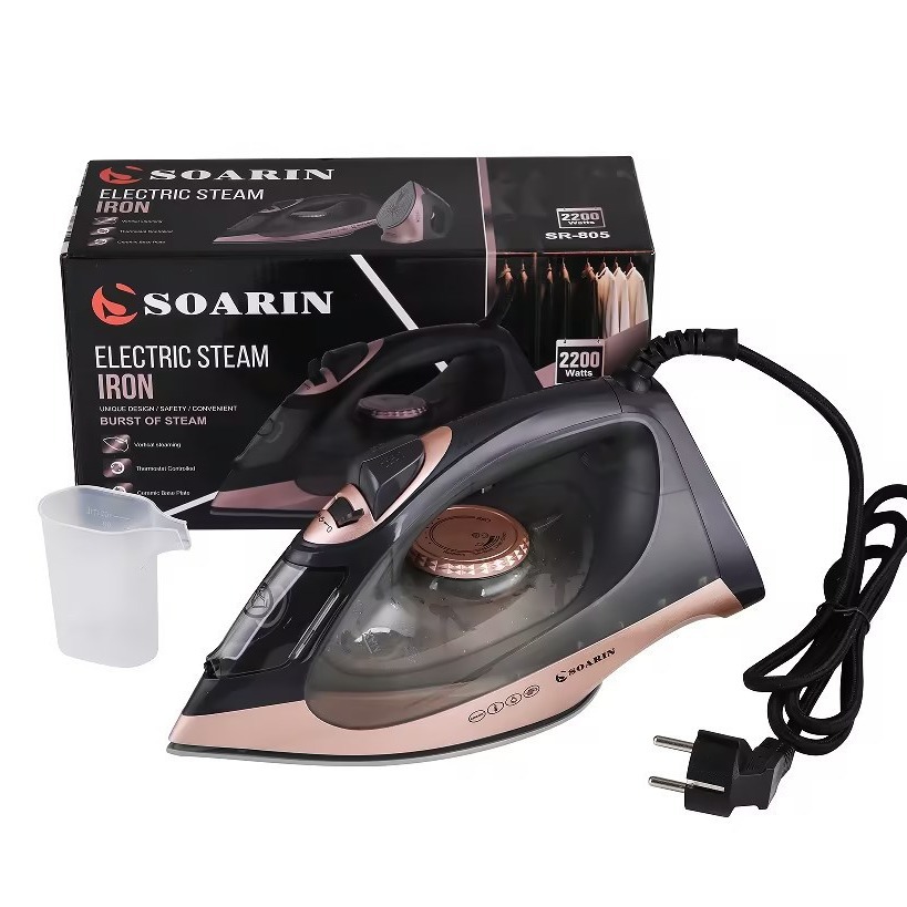 Export steam electric irons, ceramic electric irons, electric irons, cross-border wholesale and consignment, European standard foreign trade round intervention Item Picture