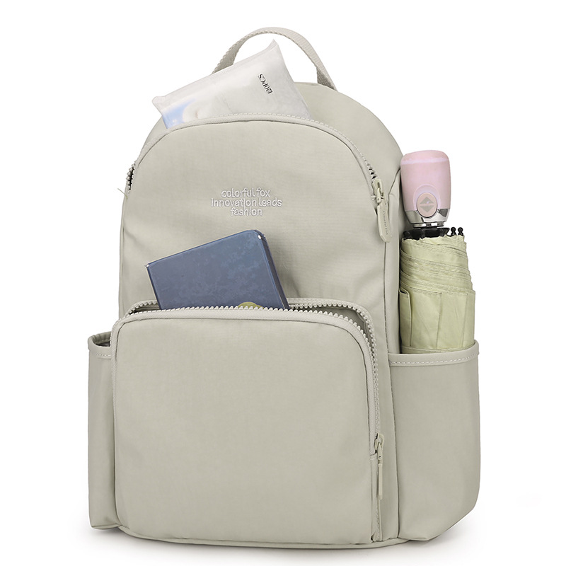 Oxford cloth backpack, women's commuter computer bag, large-capacity travel backpack, college student schoolbag Specification image