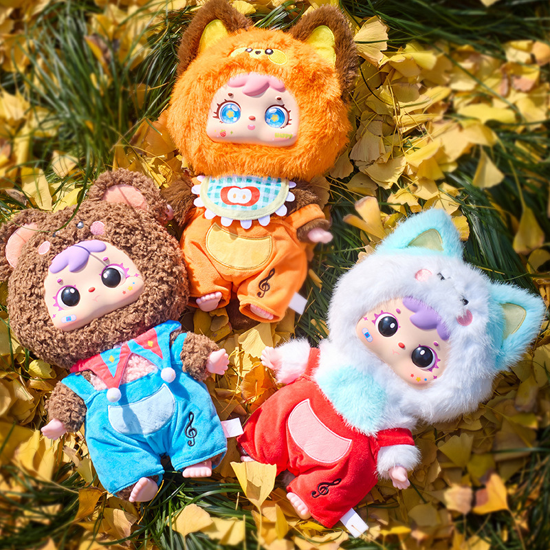 The first generation of Sanxiaomao 400-piece plush Blind Box - Cute Pet Party Plush Blind Box, Adorable Big Doll, Trendy Plush Blind Box Series Batch details Picture