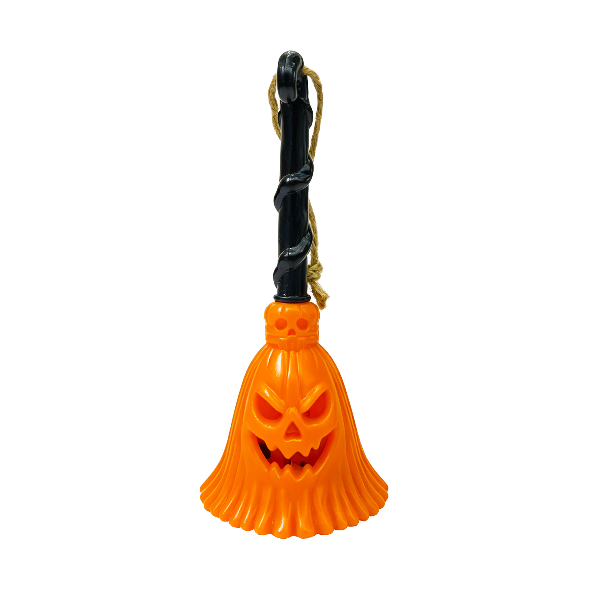 Halloween Witch broom, pumpkin lantern, led light, small hanging lamp, haunted house party scene, atmosphere decoration props, Halloween decoration Item Picture