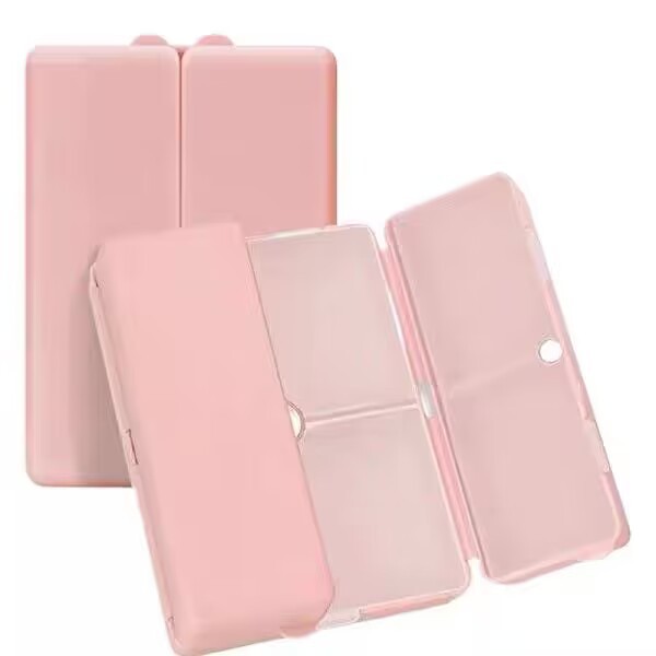 Seven-day weekly dispensing medicine box, magnetic folding medicine box, independent medicine classification box, seven-compartment pill box, can be printed with logo Item Picture