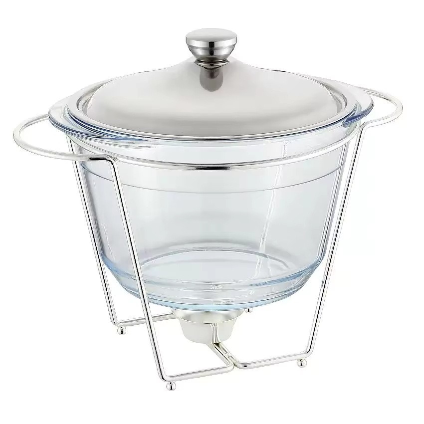 Commercial glass buffet insulated pot details Picture